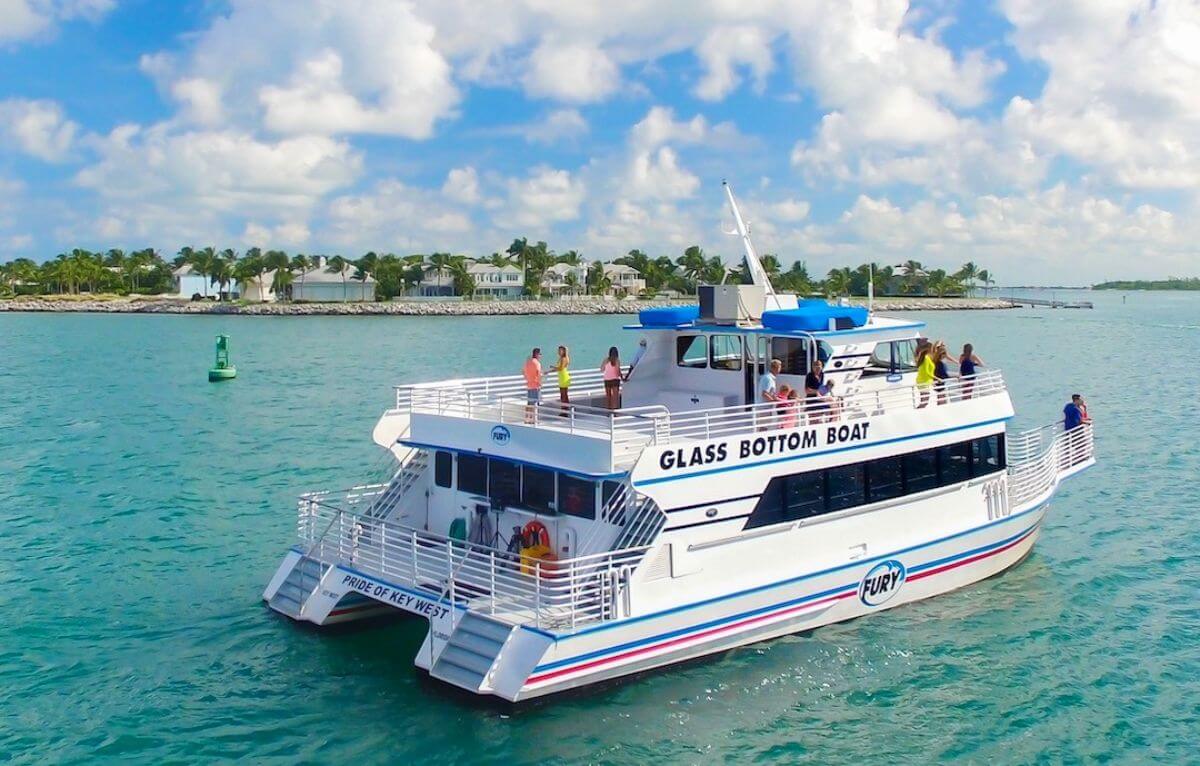 key largo glass bottom boat cruise miami